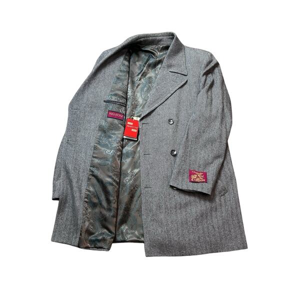 Mantoni NWT Full Length Top Coat . Size- 48 Model‎ Ralph Drop L